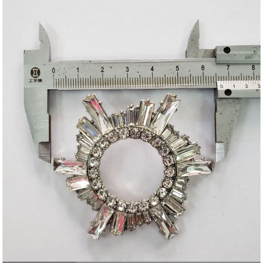 Giày cô dâu đẹp - giày tag đá tròn - ELIE bán riêng bộ phụ kiện trang trí giày cưới