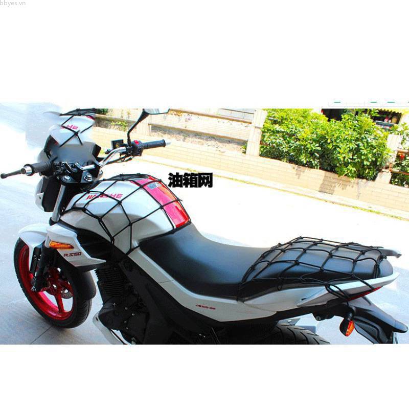 Giỏ Lưới Đựng Đồ 6 Móc Gắn Xe Đạp / Xe Máy Thiết Kế Tiện Dụng