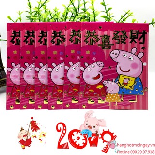 combo 6 bao lì xì Peppa Pig LX59
