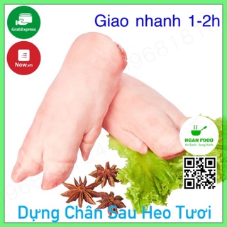 Dựng chân sau heo tươi sạch