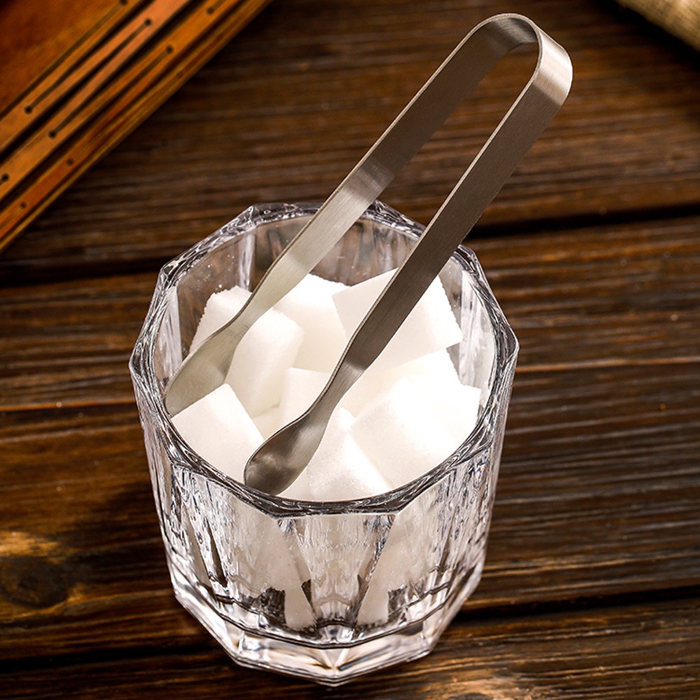 1 Kẹp gắp đá bằng thép không gỉ chống bỏng tiện dụng cho nhà bếp