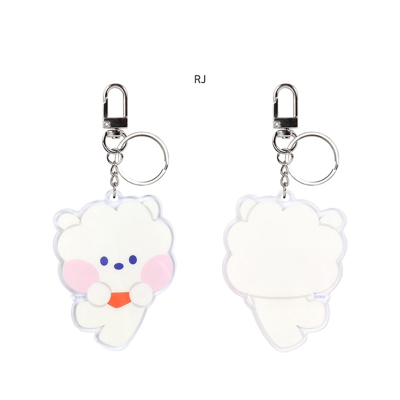 XiaoboACC Móc Khóa Hình Các Nhân Vật BT21 Xinh Xắn Dễ Thương