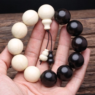 Tai chi yin yang vòng tay chuỗi hạt gỗ 20mm 12 hạt thời trang cá tính cho nam