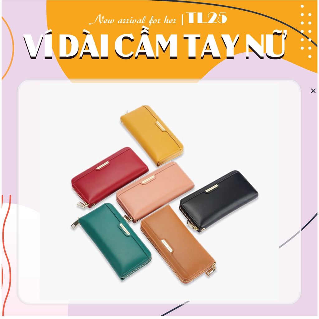 Ví nữ dài cầm tay thời trang PERFECT FOR YOU đựng tiền điện thoại nhiều ngăn cute dễ thương giá rẻ TL25 - GUTADO
