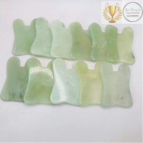 Ngọc cạo gió mặt, ngọc massage mặt, spa, chăm sóc mặt đông y