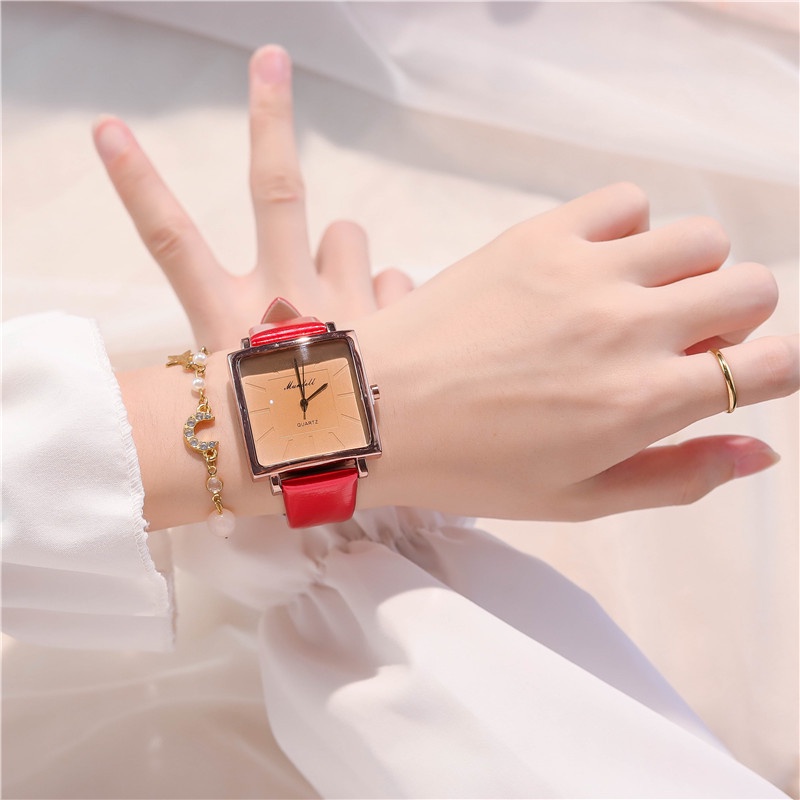 Đồng Hồ Đeo Tay Dây Da 10.1Bb04 Dành Cho Nữ