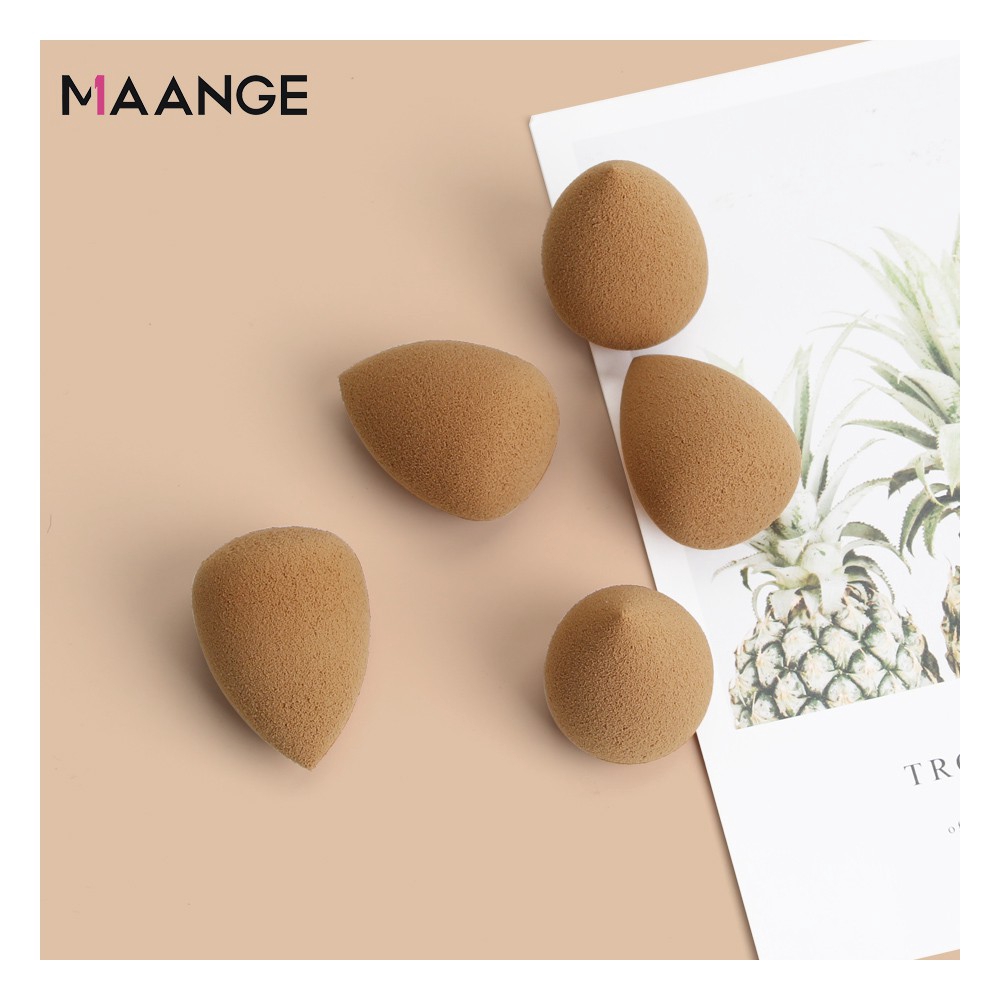 Set 5 miếng mút trang điểm MAANGE mềm mại đa năng tiện lợi dành cho nữ