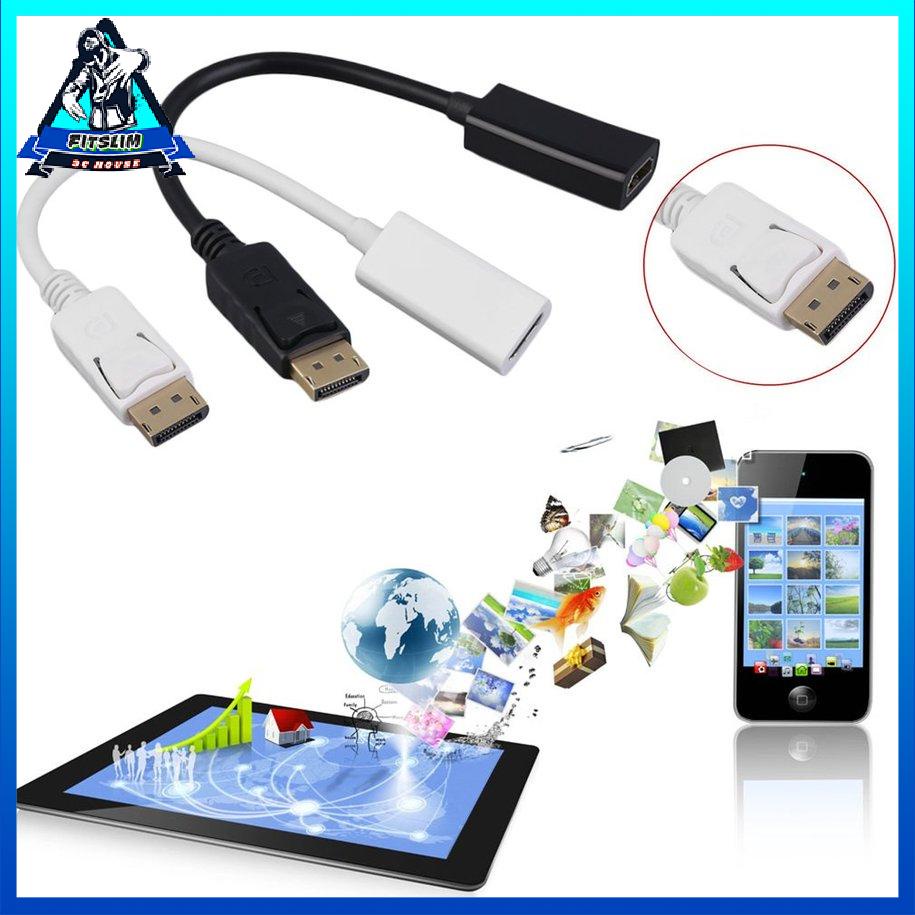Cổng hiển thị DP đến Bộ điều hợp tương thích HDMI Đầu nối cáp hiển thị 1080P M / F [8/19]