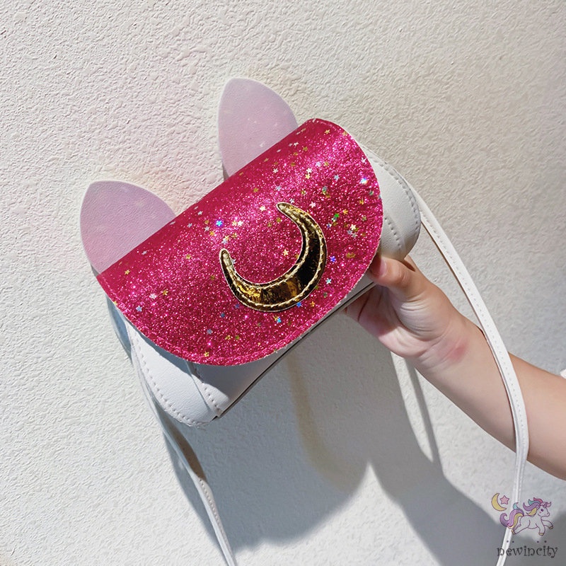 Túi Đeo Chéo Đựng Tiền Xu Họa Tiết Hoạt Hình Kiểu Hàn Quốc Thời Trang Mùa Hè Cho Bé Gái