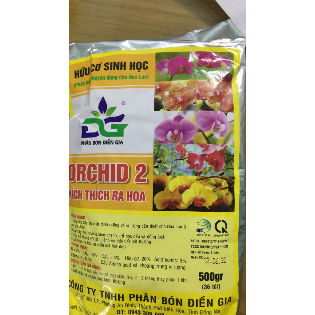 Phân bón gốc hoa lan ORCHID - GD gồm 36 túi lưới