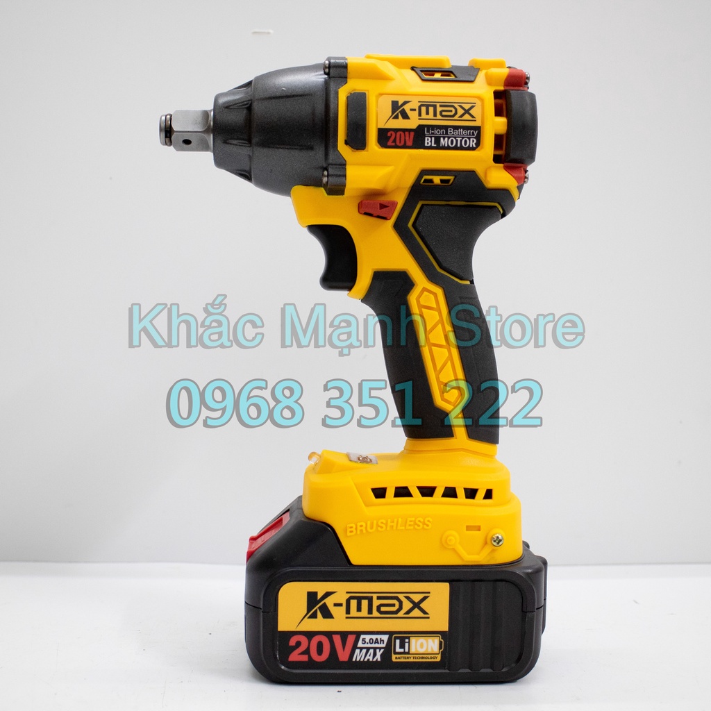 Máy Siết Bulong K-Max 20V Không Chổi Than , Hàng Chuẩn Chính Hãng, Bảo Hành 12 Tháng Toàn Quốc