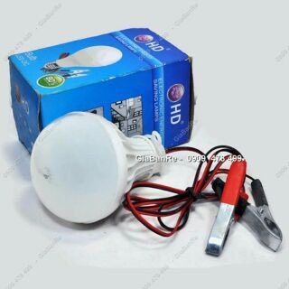 [THANH LÝ] ĐÈN LED 12V DÃ NGOẠI KẸP BÌNH ÁC QUY GIÁ RẺ MỚI 100% (MỘT TRĂM PHẦN TRĂM)