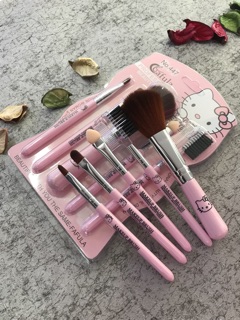 Bộ cọ trang điểm 5 món hello kitty Càula 447