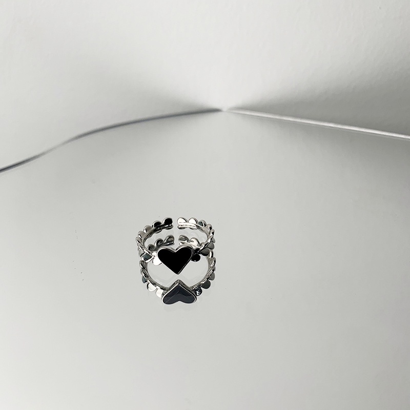 Nhẫn Dạng Mở Thiết Kế Đơn Giản Phong Cách Hip Hop Cá Tính