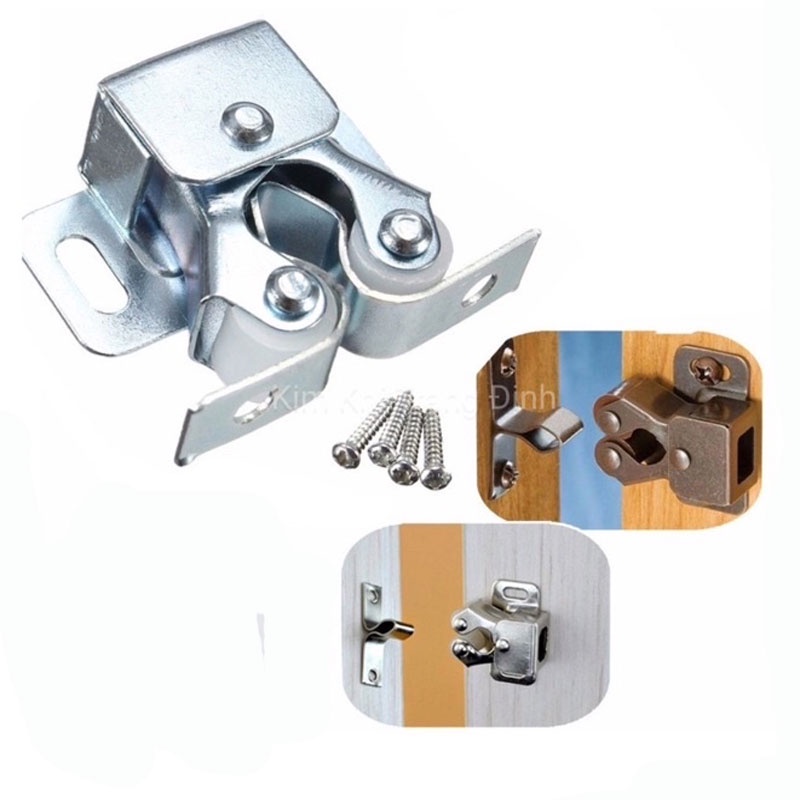 Combo 10 bo chốt sập cánh tủ , kẹp cánh, hít cánh ,màu trắng