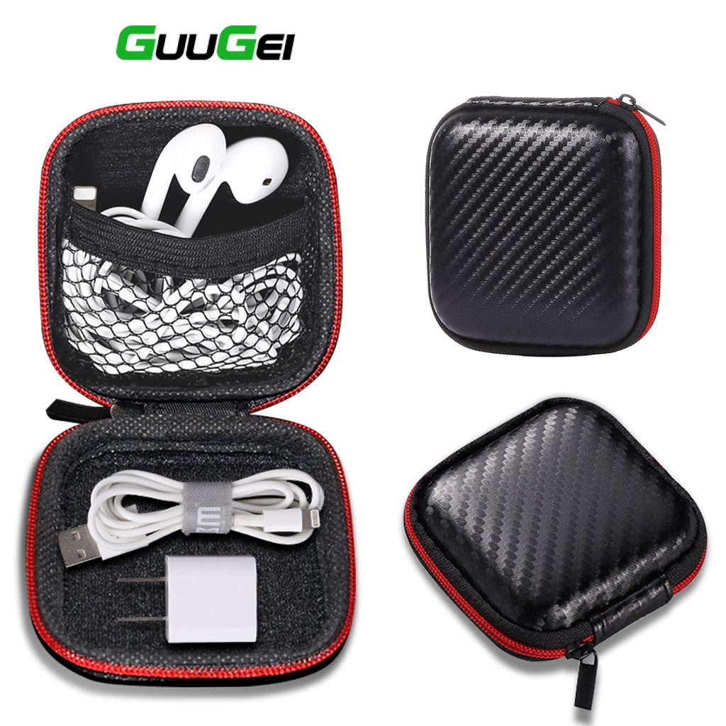 Hộp mini GUUGEI bằng EVA đựng tai nghe/ thẻ nhớ/ dây cáp tiện dụng