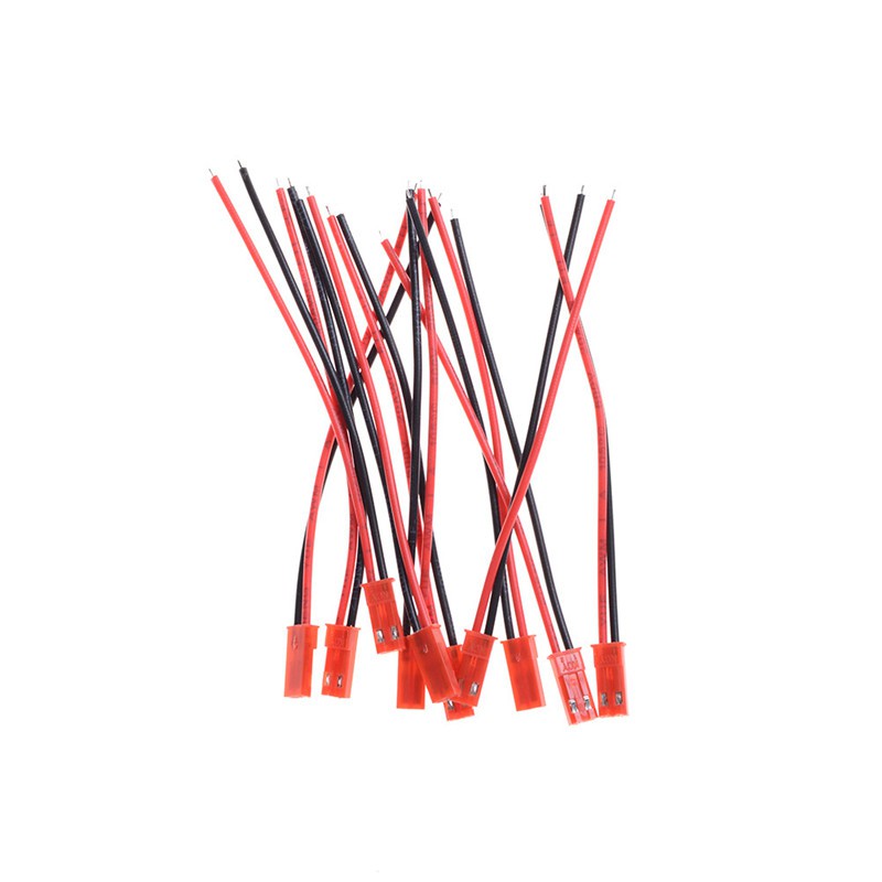 Set 10 Cặp Dây Cáp Nối JST 100mm Male + Female Cho Đồ Chơi RC
