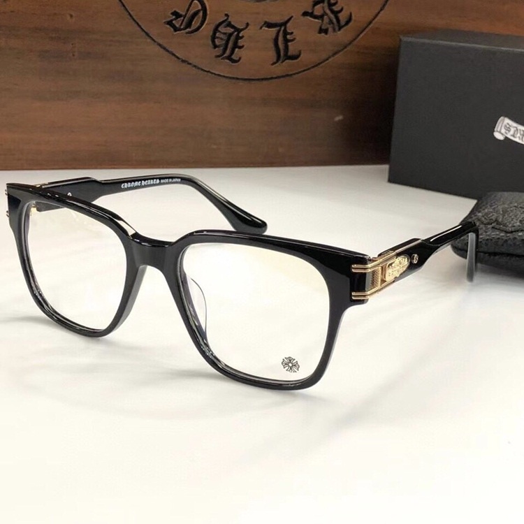 Gọng Kính Cận, Cao Cấp dành cho nam, Họa tiết Chrome Hearst, kèm Full Box, Bảo Hành 12 tháng - donghokinhmat168