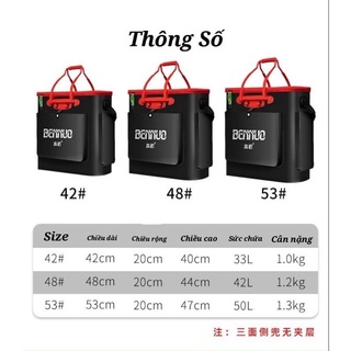 Thùng Đưng Cá Cao Cấp  Gấp Gọn