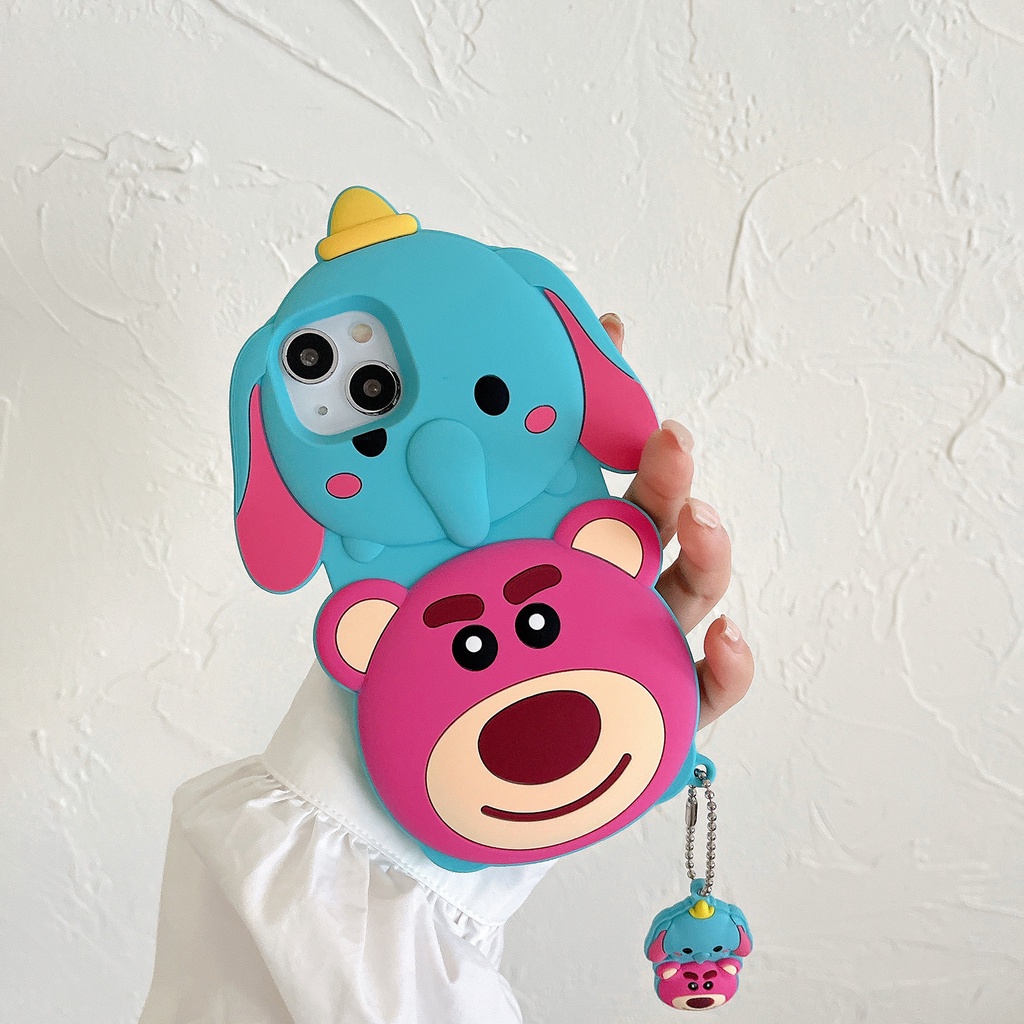 Ốp Điện Thoại Silicon Mềm In Hình Thú Hoạt Hình Cho iPhone 6/7/8/X/XS/XR/11/12/13pro max