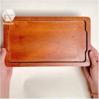 Khay Gỗ Chữ Nhật Lớn - 004