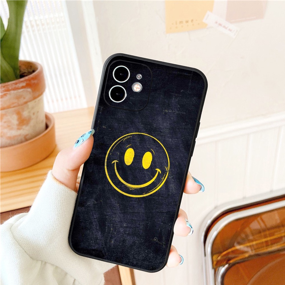 Ốp Lưng IPhone Cạnh Vuông Mềm Smile Face, BVC Cho Ip6/6s/7plus/8plus/6plus/6splus/11/11pro//11promax/x-Sencase