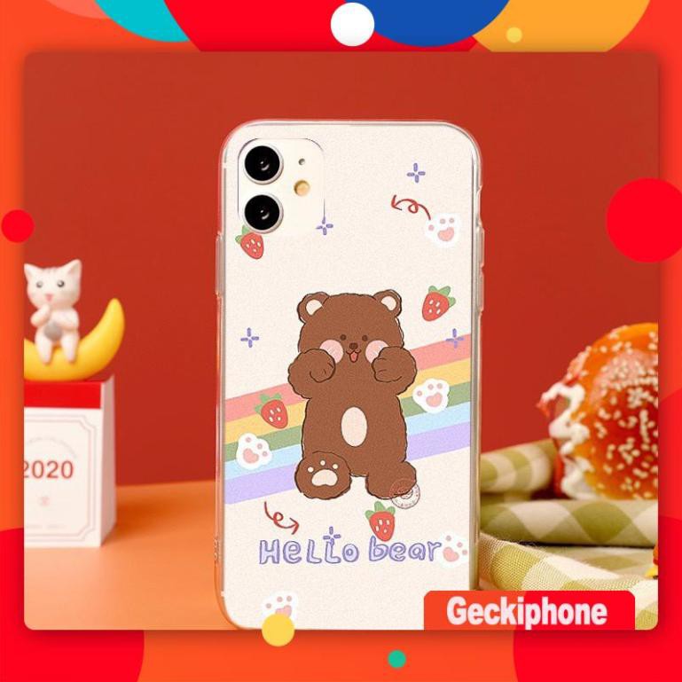 ốp 12 promax Ốp lưng iphone Hello Bear 5/ Từ 6 đến 12 promax M802