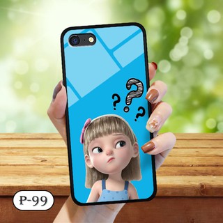 Ốp lưng kính 3D OPPO A71- cute