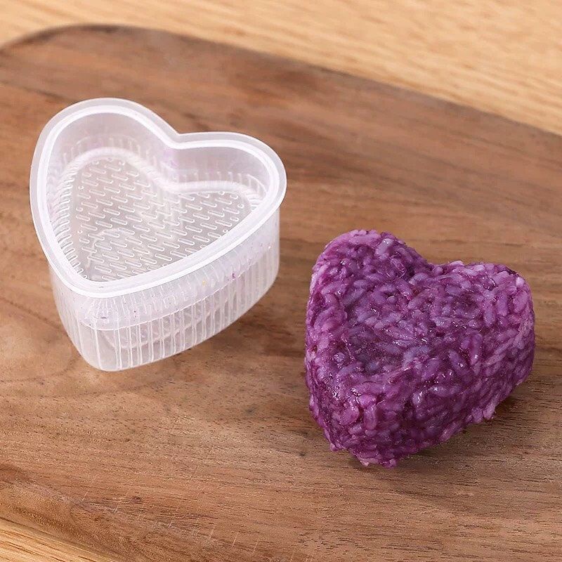 Set 7 Khuân Nén Cơm Bento - Làm Bánh - Hình Dễ Thương " Tìm , Gấu, Tam Giác, Peppa, Chuột, Hoa"