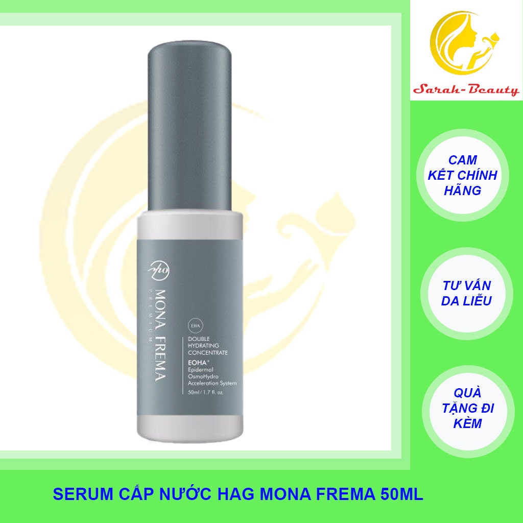 Mona frema HAG - Serum cấp nước, tái tạo da Mona Frema EHA Double Hydrating Concentrate 50ml