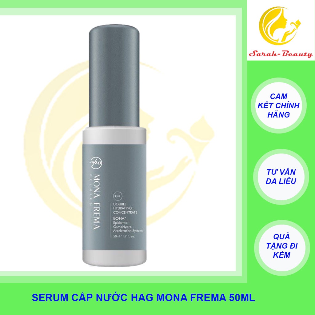 [Chính hãng] Mona frema HAG - Serum cấp nước, tái tạo da Mona Frema EHA Double Hydrating Concentrate 50ml