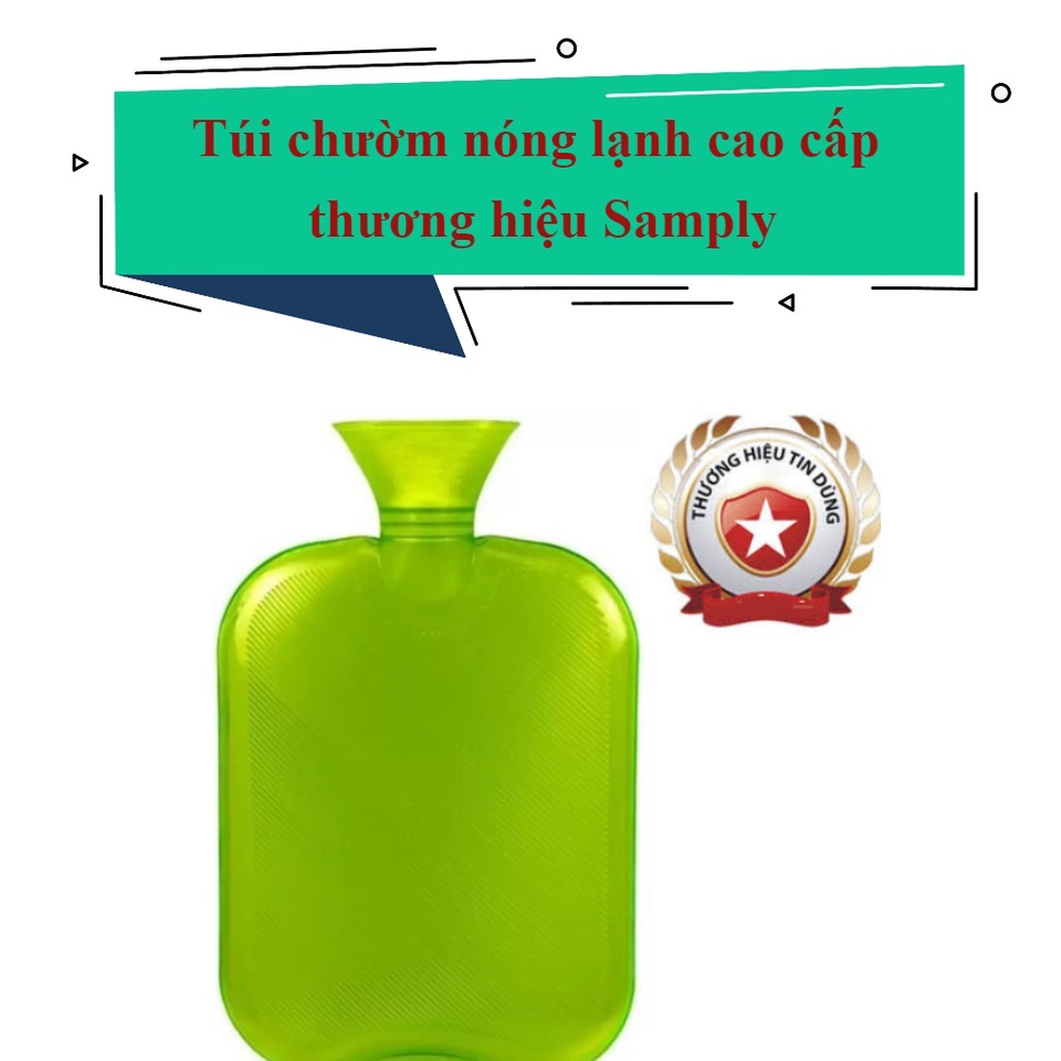 Túi chườm giảm đau tự nhiên cao cấp thương hiệu Samply PKCB màu tím/ đỏ/ xanh - TUICHUOM