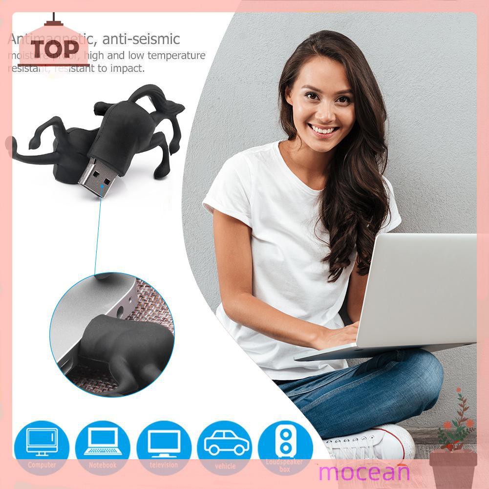 Usb 2.0 Mocean Hình Chú Ngựa Đen Cho Laptop / Máy Tính | BigBuy360 - bigbuy360.vn