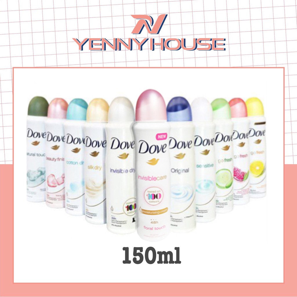 Xịt khử mùi Dove 150ml