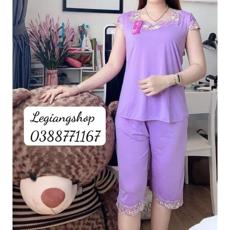 [Mã WA1606 giảm 15% đơn 99k] Đồ ngủ thun lạnh lửng ngang gối Lê Giang Shop | BigBuy360 - bigbuy360.vn