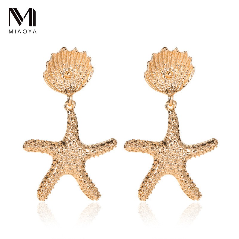 Khuyên Tai Hình Vỏ Sò Sao Biển Thời Trang Cho Nữ