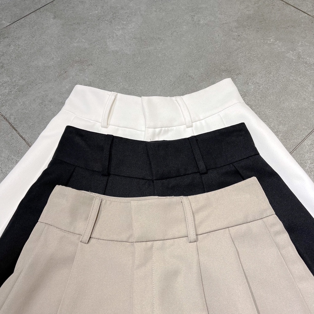 Quần kaki lưng cao xếp ly , Peace House Clothing
