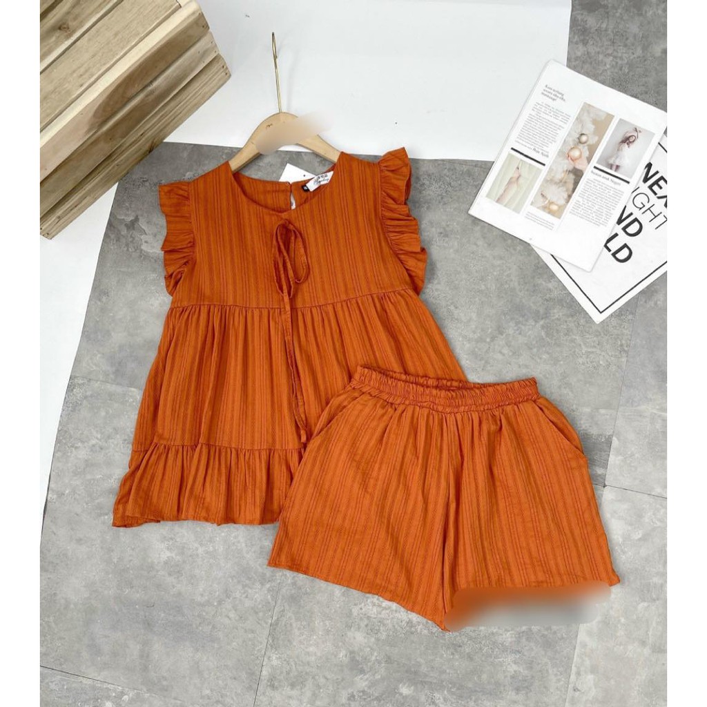 Bộ đũi dập, buộc nơ cổ 2 màu siêu cute ( kèm ảnh thật, video ) | BigBuy360 - bigbuy360.vn