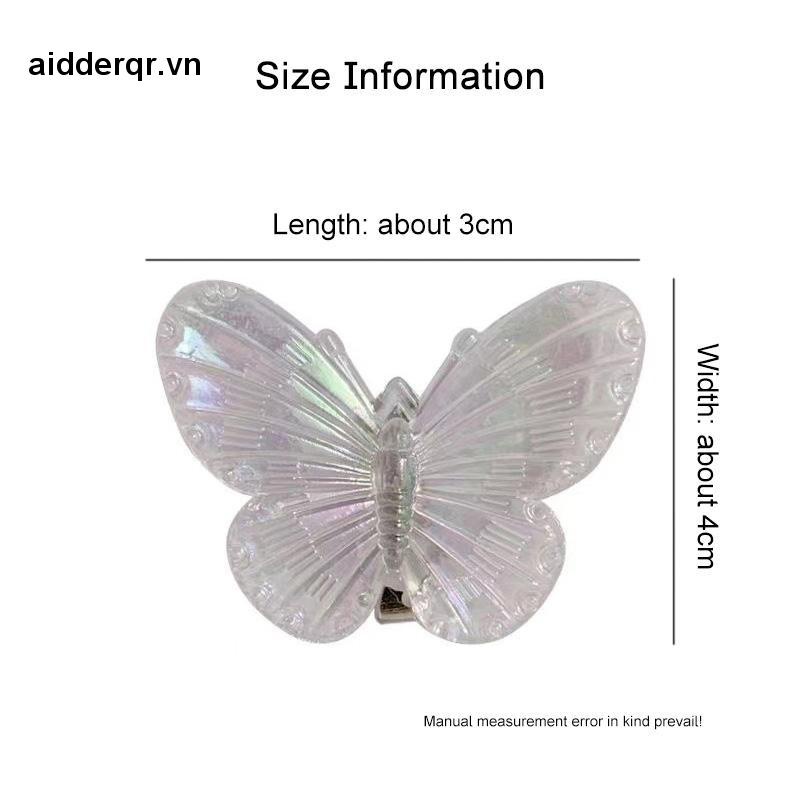 🌸🌸Kẹp Tóc Hình Bươm Bướm Nhiều Màu Xinh Xắn Cho Bé Gái