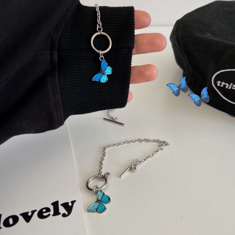 Vòng Tay Đính Hình Bướm Phong Cách Đơn Giản Dễ Phối Đồ Cho Nữ 22341