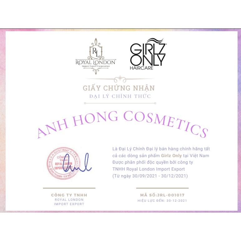 Dầu Gội Khô Girlz Only Dry Shampoo 200ml