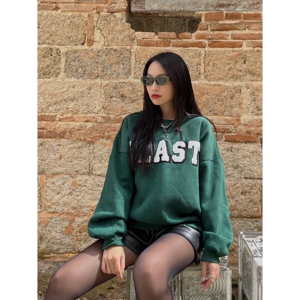 Leastia sweatshirt - Áo sweatshirt xanh - Somalyng.studio