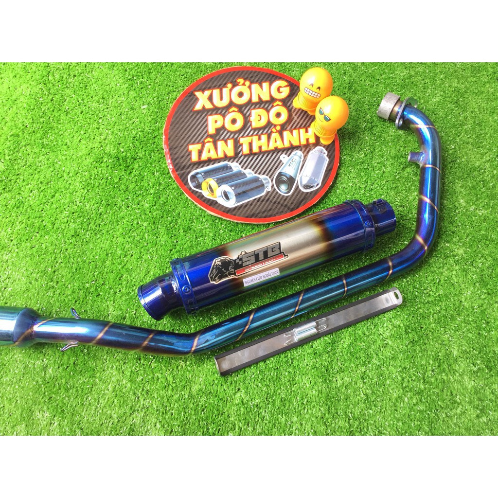 Pô stb titan full cổ titan xe exciter raider satria winer sonic gsx fz tfx cbr