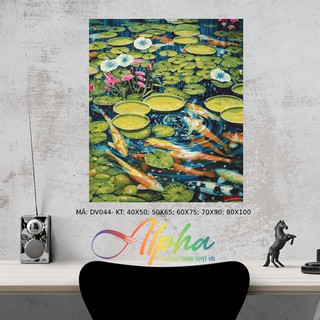 Tranh số hóa Alpha - Cửu ngư DV044
