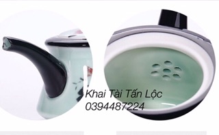 Bộ ấm trà màu xanh kiểu cổ