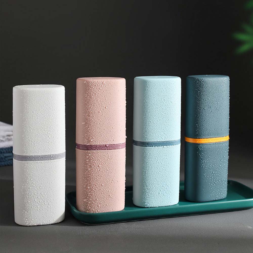 Hộp đựng bàn chải đánh răng làm từ nhựa phong cách Bắc Âu mang theo du lịch tiện lợi