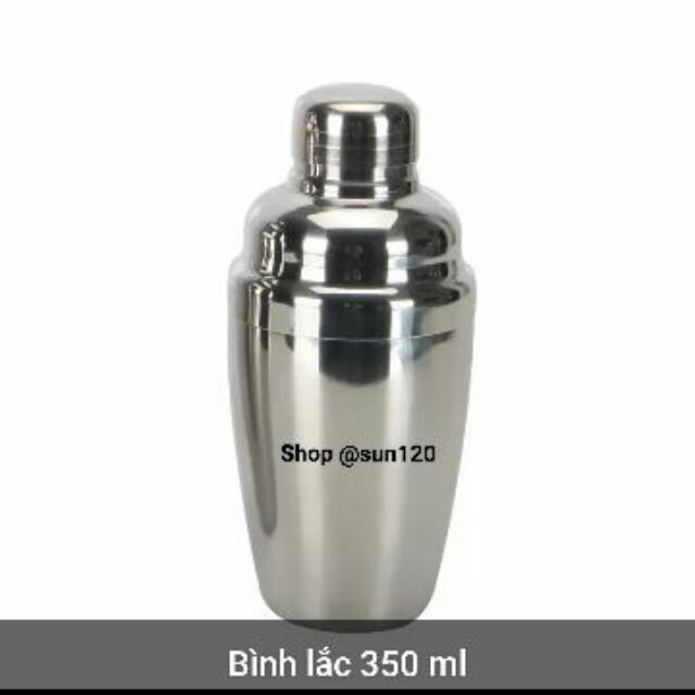 Bình lắc pha chế shaker Cocktail trà sữa inox phân loại 350 ml IQW2