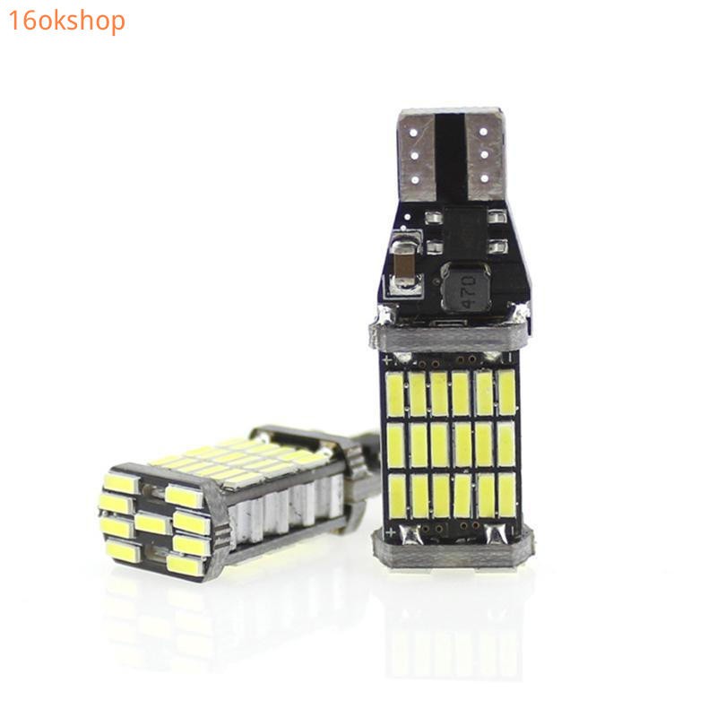 Bóng đèn LED lùi xe siêu sáng T15 W16W 921 45 SMD 4014