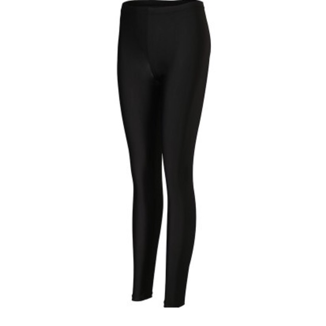 Quần bơi nữ dài màu đen