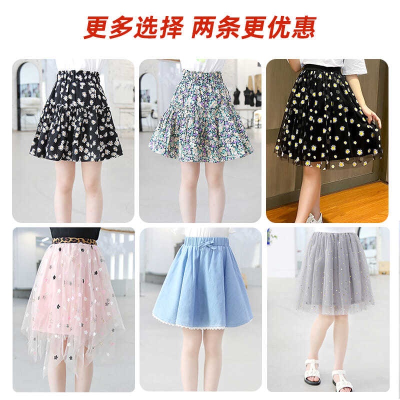 Váy Chiffon Mỏng Dáng Chữ A In Hoa Phong Cách Mới Cho Bé Gái